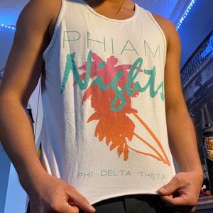 Phi Delta Theta “Phiami Nights” Cropped Tank Top